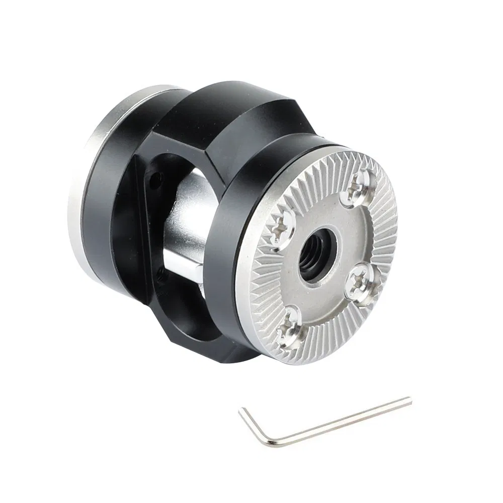 CNC Machined Aluminum Arri Rosette Camera Mount - Professional Camera Rig Part