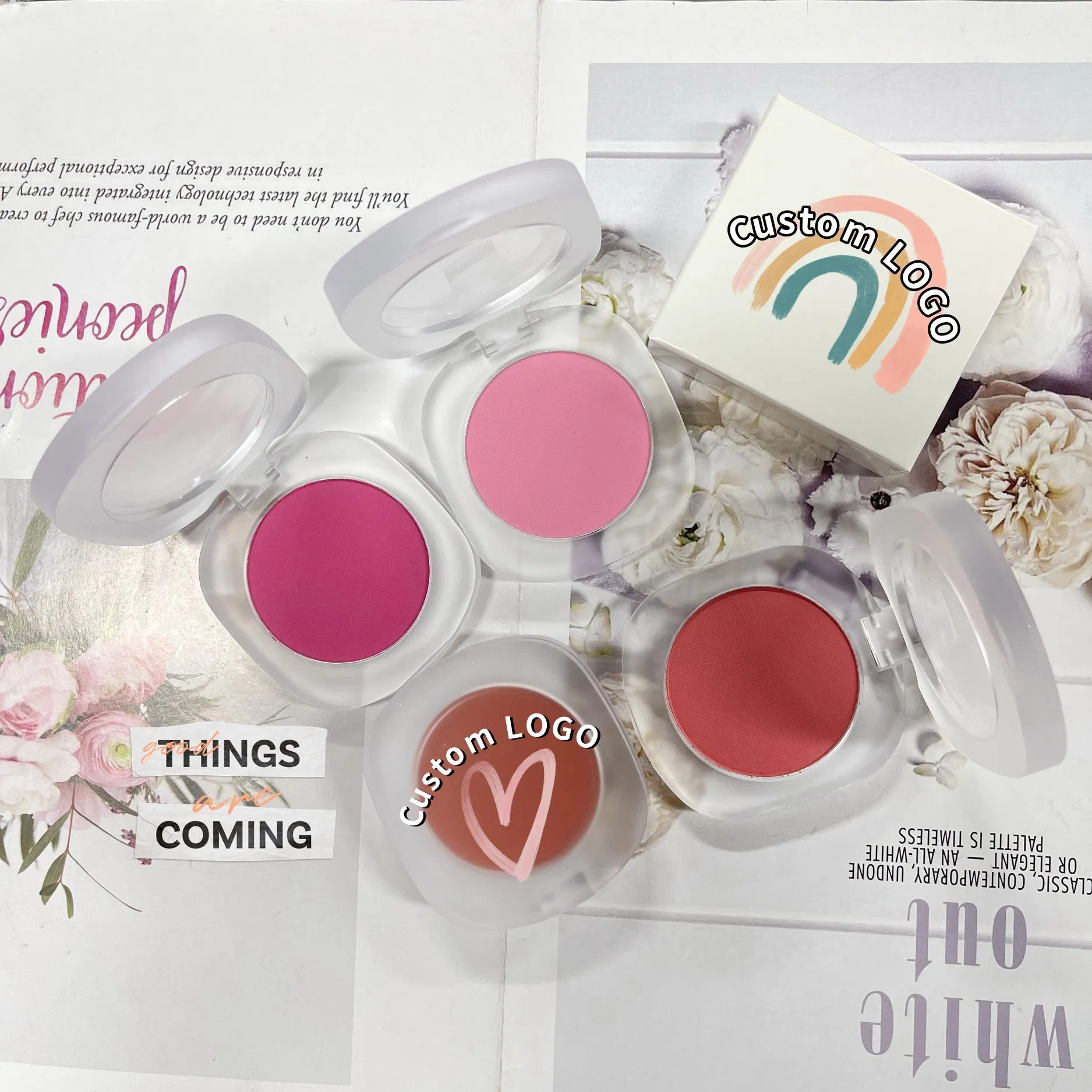 Wholesale 15-Color Powder Rouge Long-Lasting Matte Powder Blush with Private Label Makeup Products