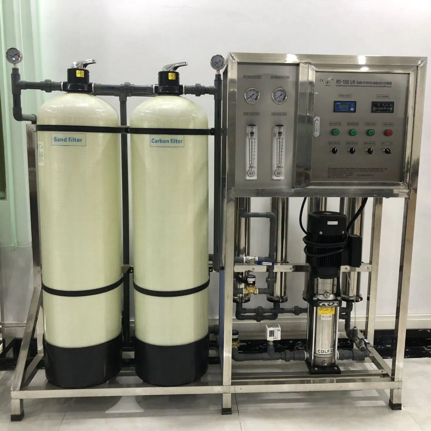 500lph RO Water Purifier System/ Domestic RO Water Filter/ Home RO Water System Water Filtration Machine