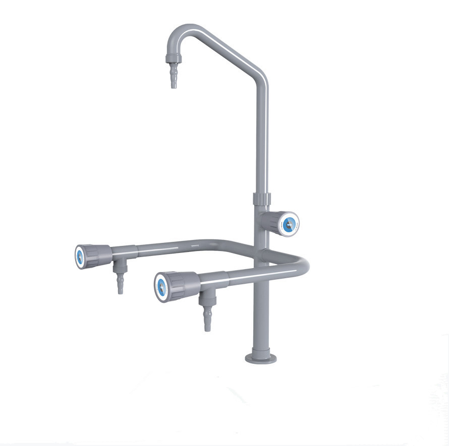 Safe Triple Outlet Taps for Laboratory Faucet