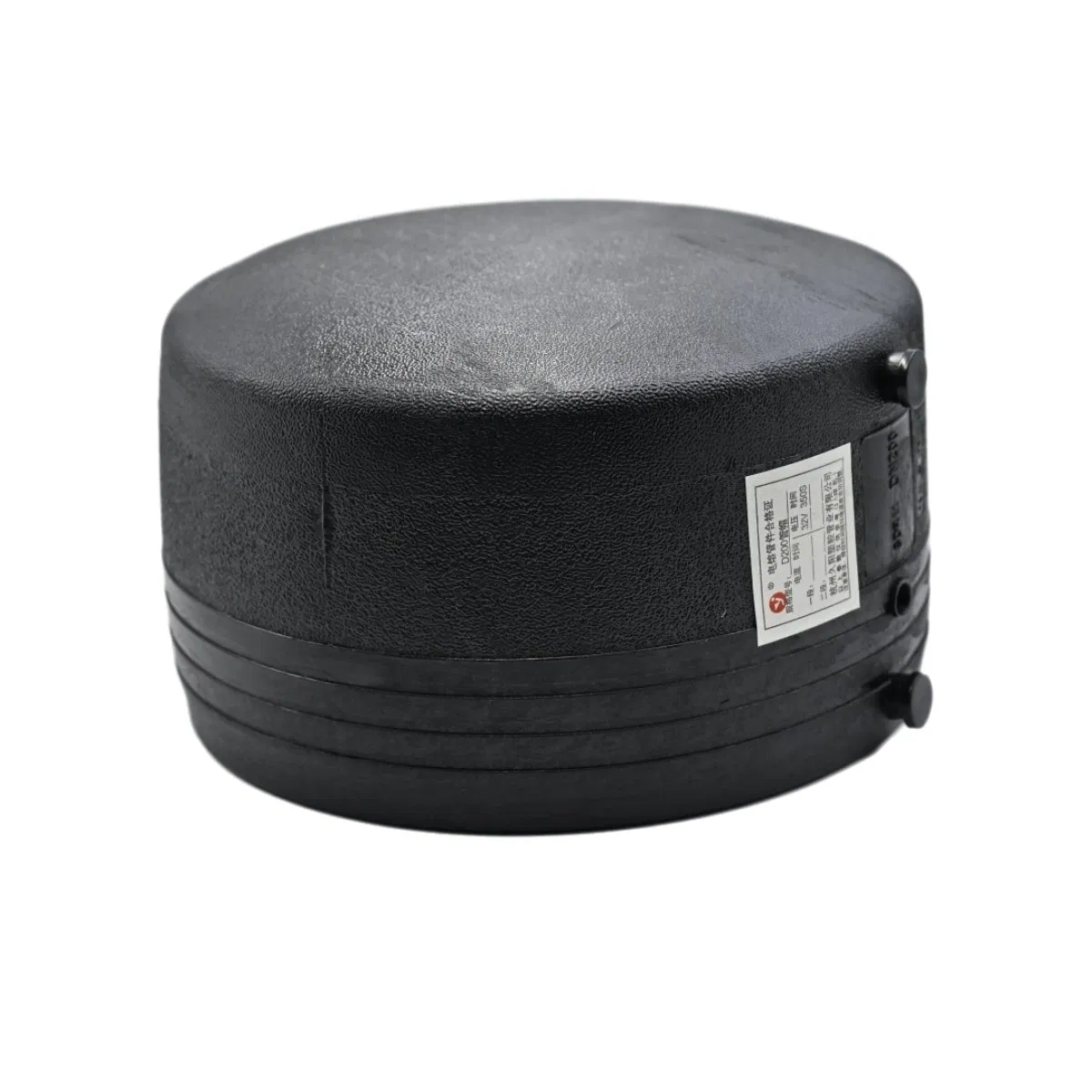 OEM/ODM High Intensity Pipe Fitting 44mm PE Electric Melting Pipe Cap for Industrial Applications