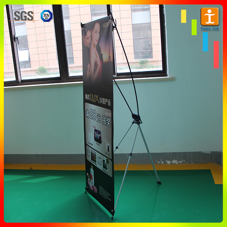 Advertising Campaign X Shape Banner, K Shaft Display Banner