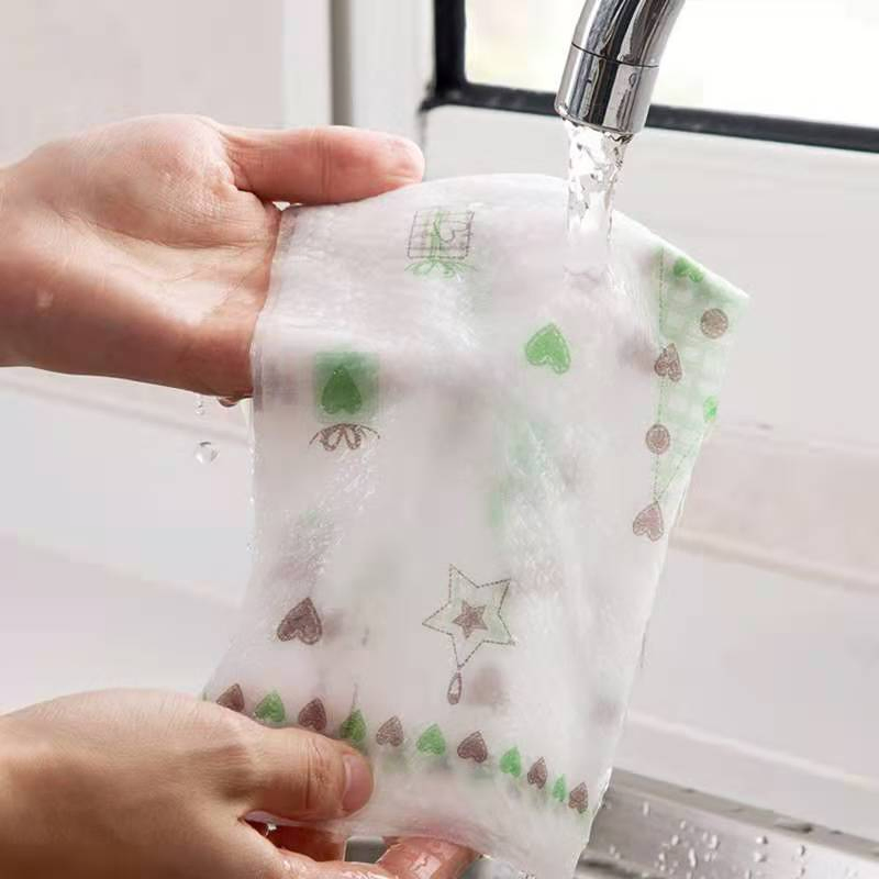 50PCS Eco-Friendly Disposable Non-Woven Rag