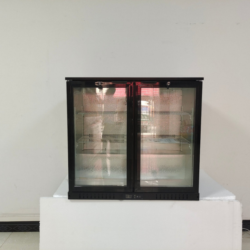 208L Two Door Under Counter Beer Refrigerator Back Bar Cooler with CE