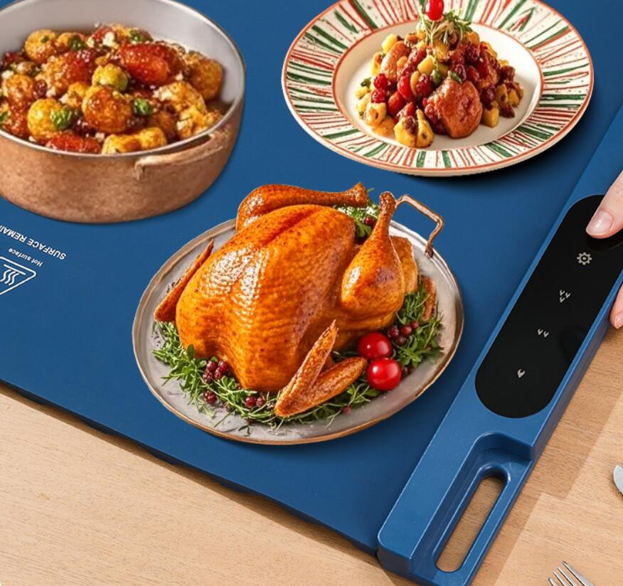 Household Multi-Functional Dining Table Can Store Food Warming Tray