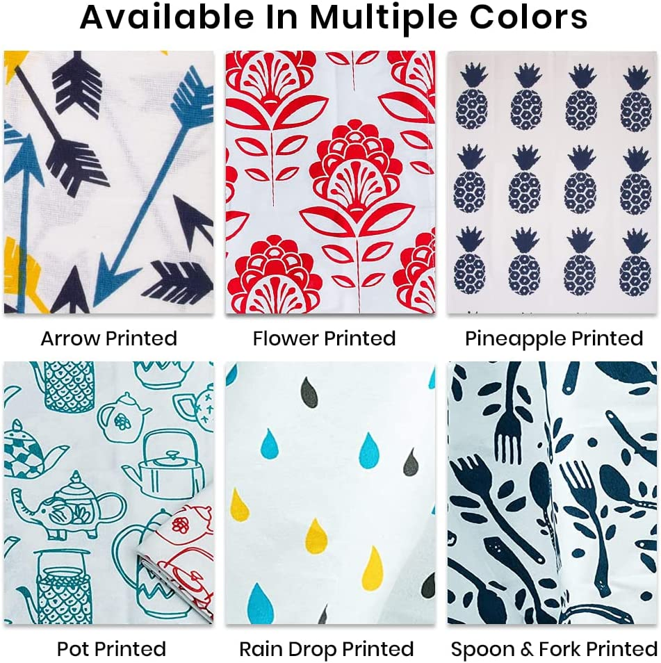 Organic Recycle Cotton Tea Towel Silkscreen Printed Customized Logo Tea Towel Made of 100% Cotton Kitchen Tea Towel