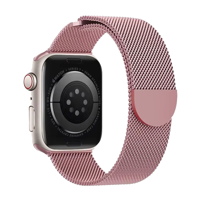 Loop Band Compatible Apple Watch Magnetic Closure Adjustable Metal Strap iWatch Series