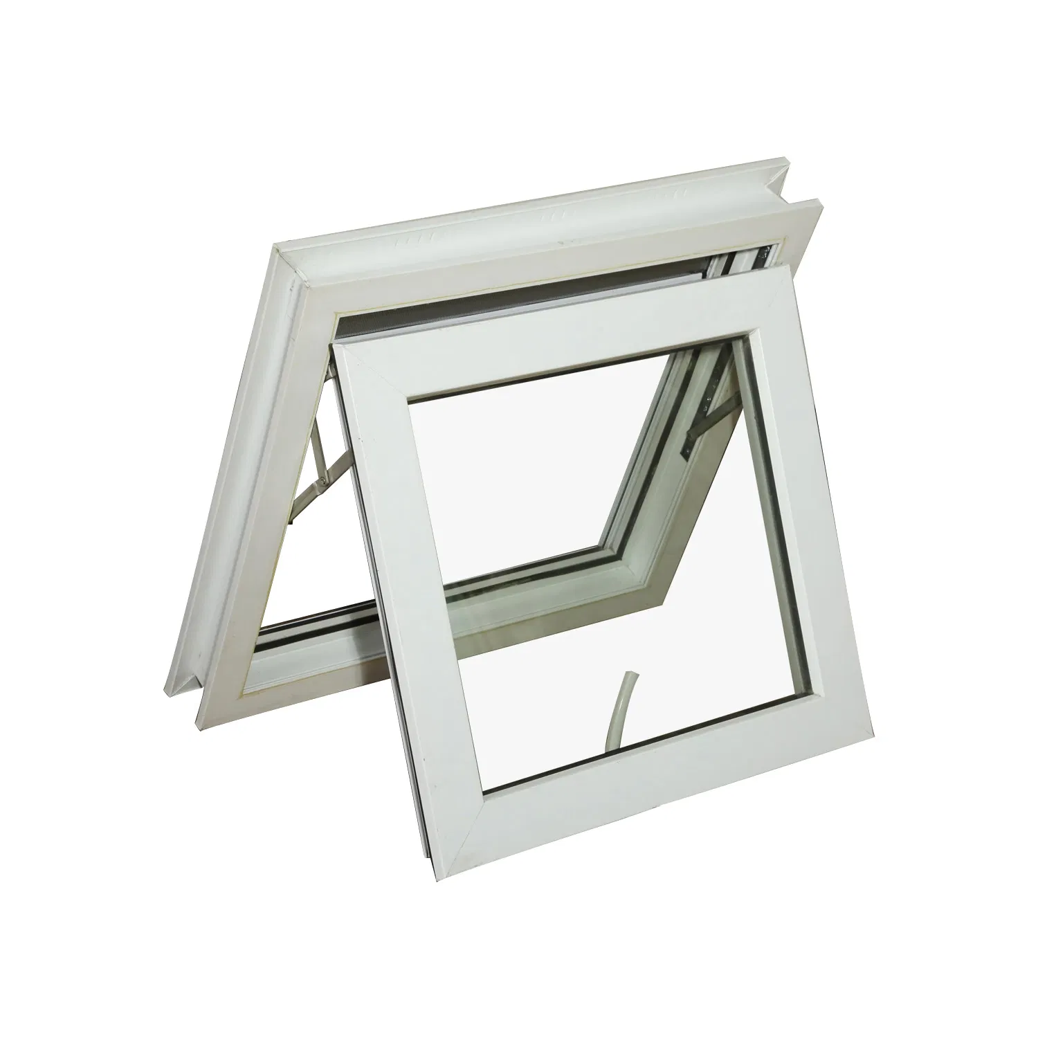 Nfrc American Standard Energy Saving UPVC Double Glaze Casement Window for Modular Home Factory Price