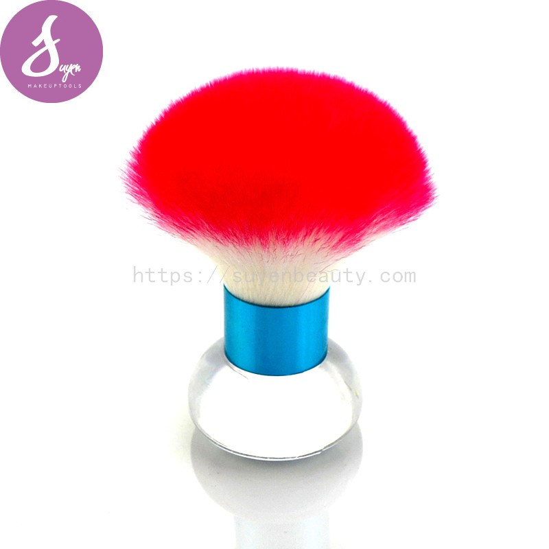 Colorful Synethic Hair Beauty Tool Large Powder Makeup Kabuki Brush