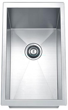 25× 45× 18cm Wash Basin Kitchenware Handmade Single Bowl Kitchen Utensil Under Mount Stainless Steel Kitchen Sink for (HFES2545)