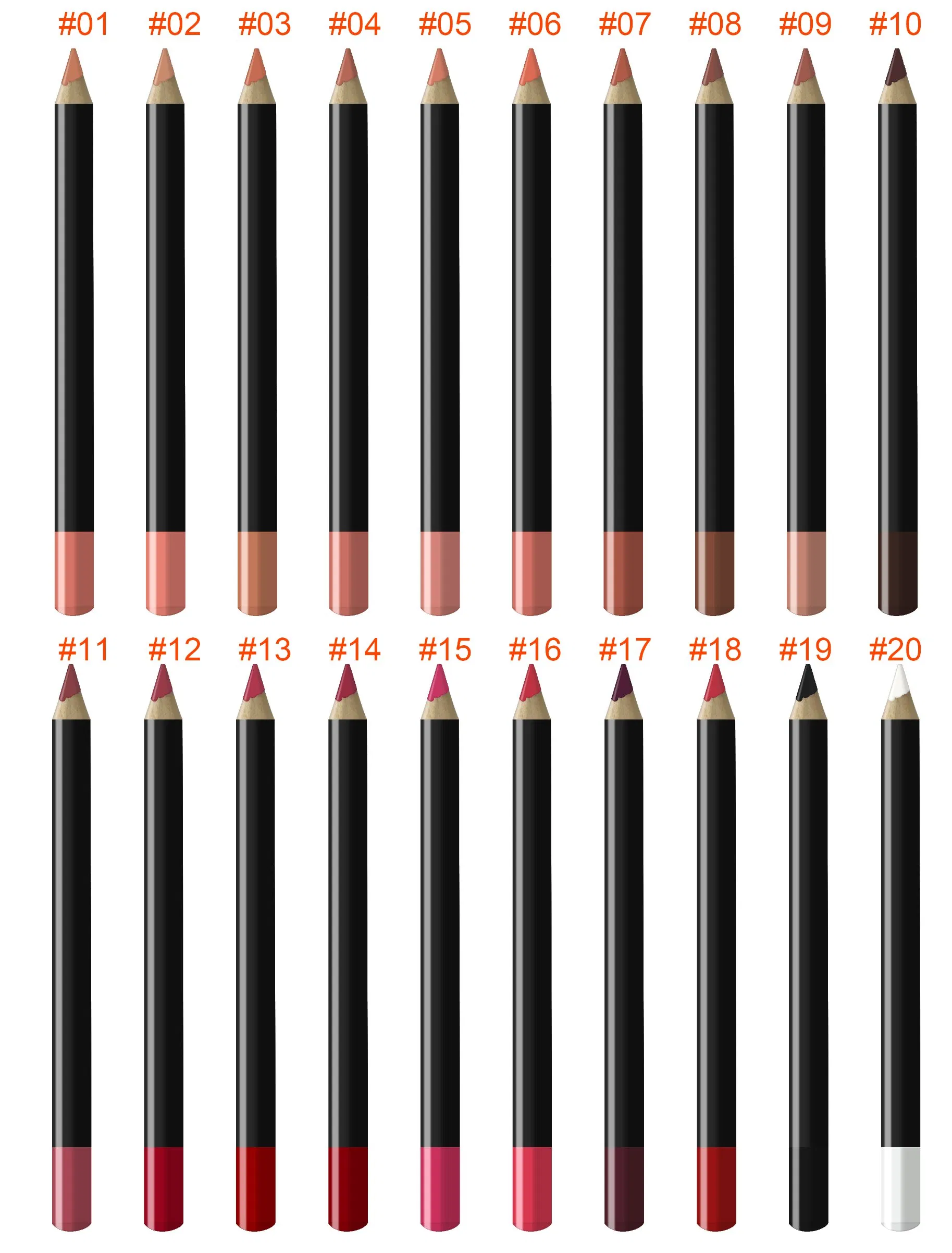 Customize Lip Liner High Pigmented Natural Private Label Wholesale Lipliner Lip Pencil