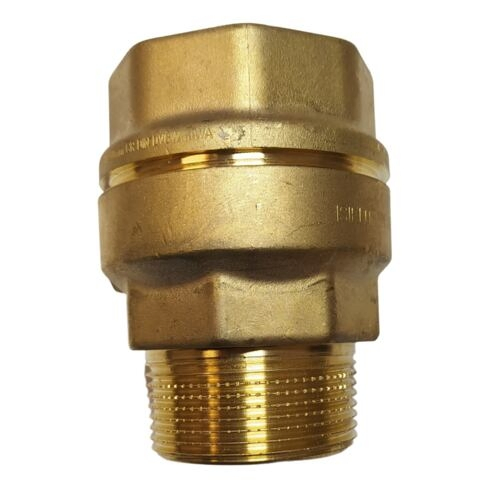 Brass Double Pipe Elbow Coupling Union Sanitary Fitting for Gas Station