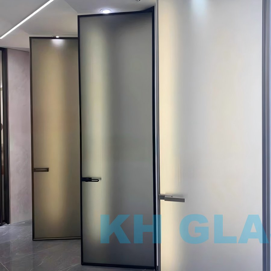 3mm 4mm 5mm 6mm Durable Frosted Acid Etched Glass No Figure Print