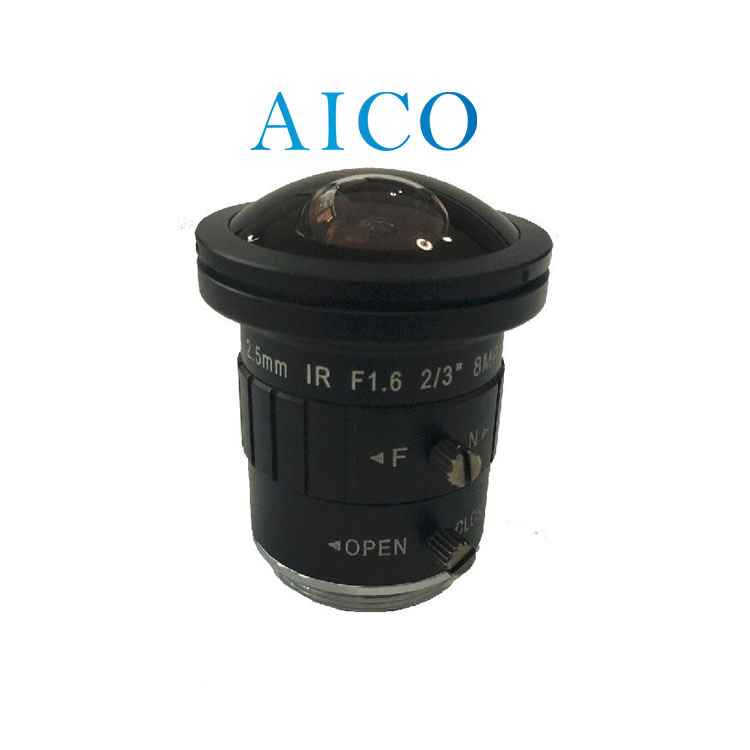 Объектив Fisheye 2.5mm F1.6 8MP CS Mount