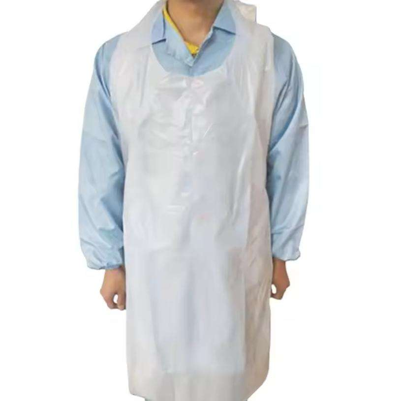 Custom Size Disposable PE Apron with Tailored Thickness and Printing Options