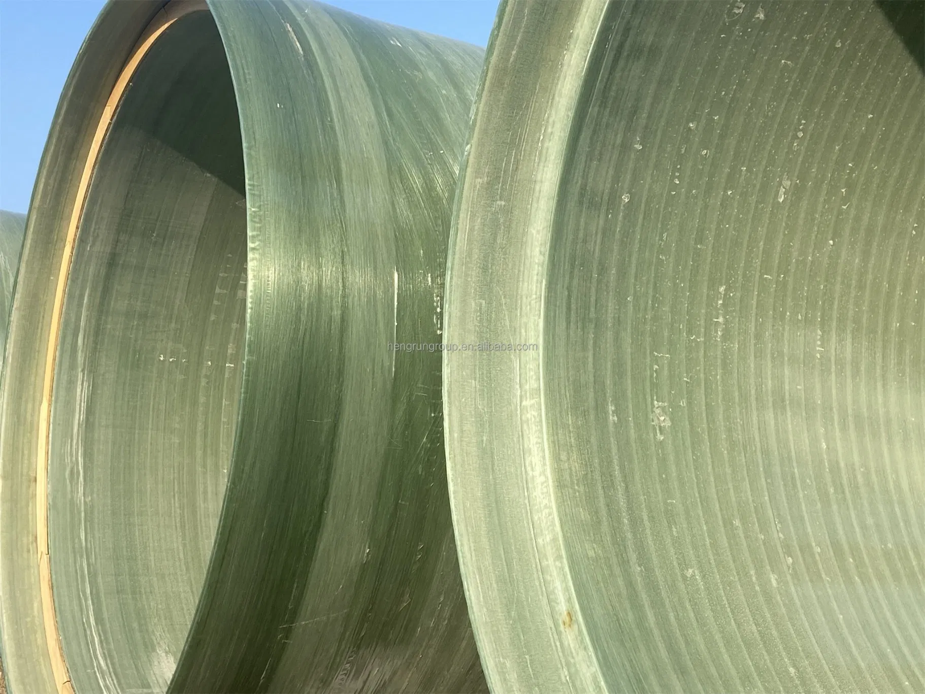 FRP GRP Fiberglass Pipes Epoxy Reinforced Plastic Filament Fibre Glass Pipe
