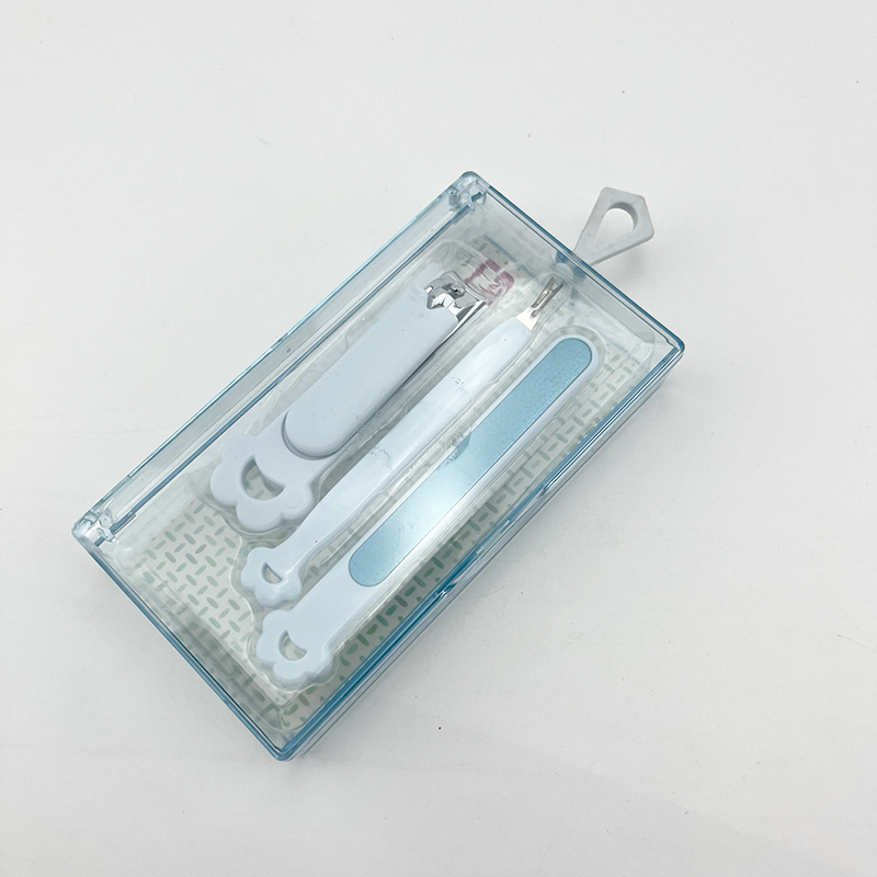 3PCS Nail Care Kit Manicure Pedicure Set with Tips Cutter Clippers Cuticle Pusher Remover