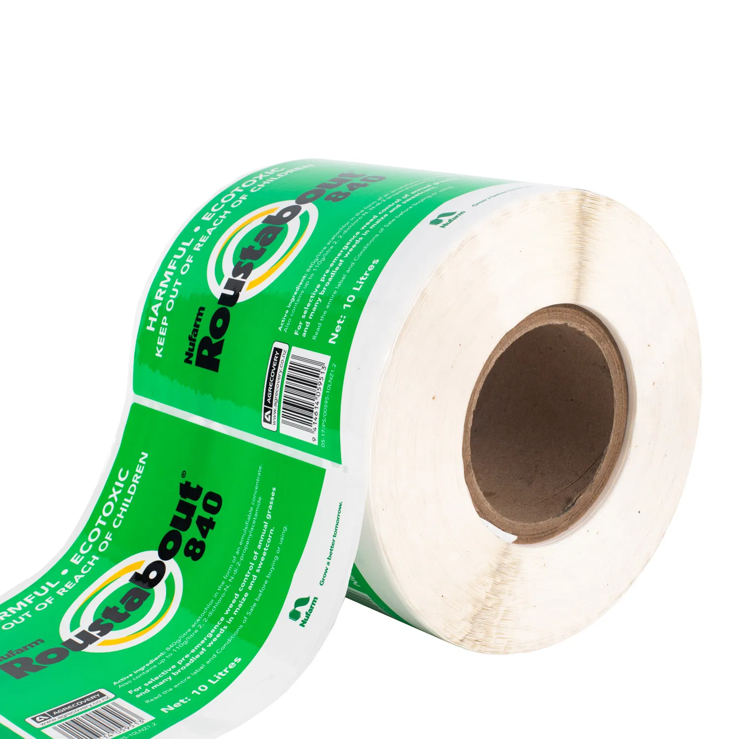 Factory Private Custom Logo Coated Paper Printing Self Adhesive Label Barcode Roll Sticker