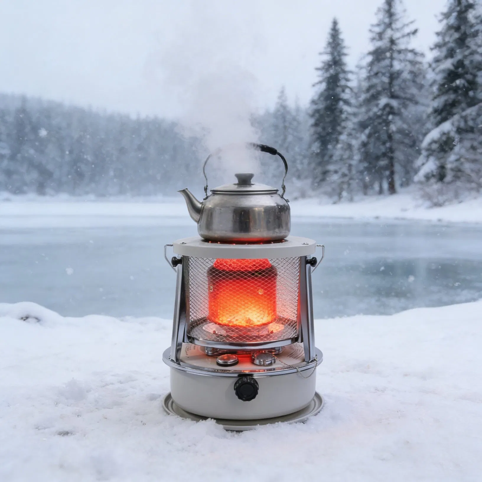Reliable Stainless Steel Kerosene Heater Oil Heater for Camping Outdoor Heating Room Heater