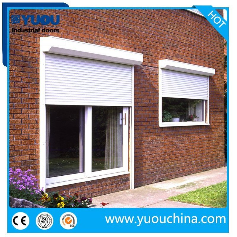 White Outdoor Installed Aluminium Window Roller Shutter