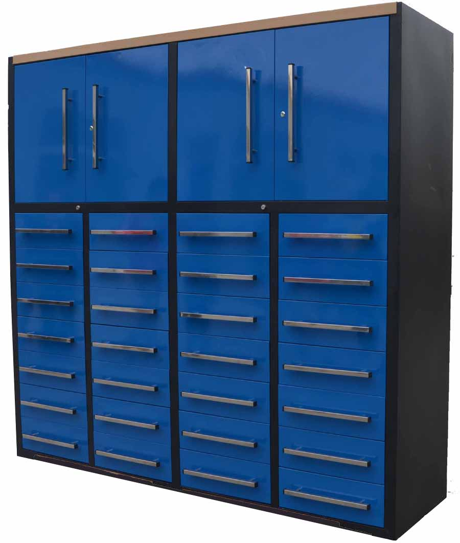 Steel Metal Tool Cabinet Trolley Chest Workbench