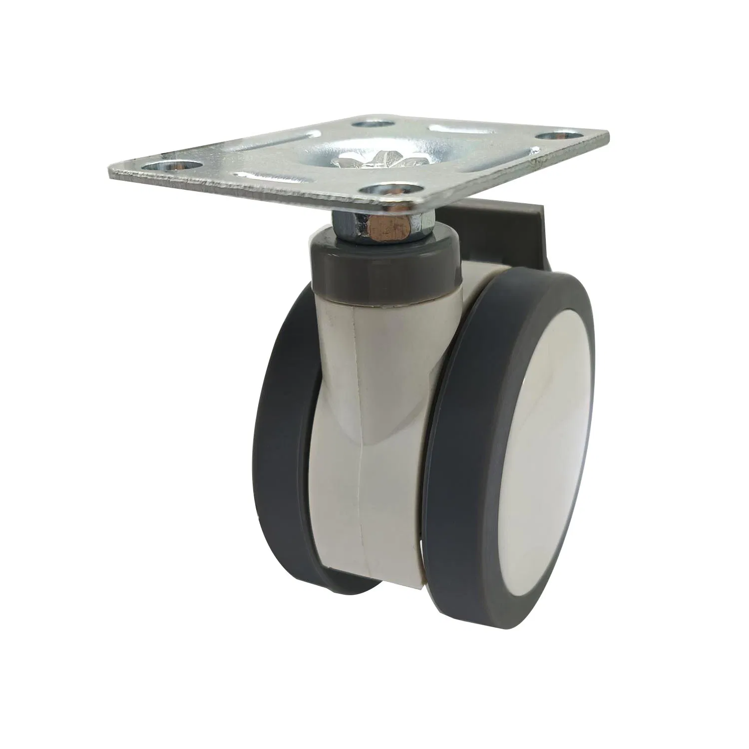 Durable 3 Inch Plastic Medical Caster with Double Brake