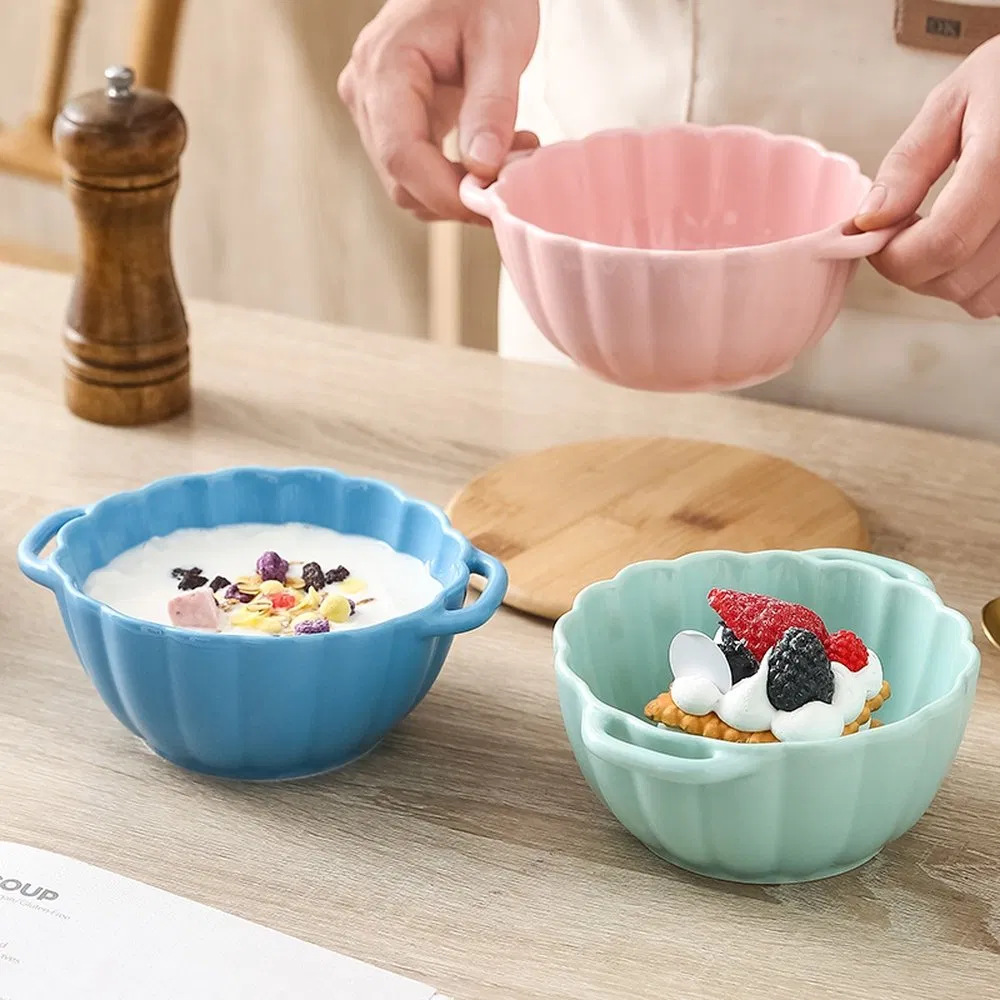 Hygienic Easy to Clean Ceramic Soup Bowl for Chinese Restaurants