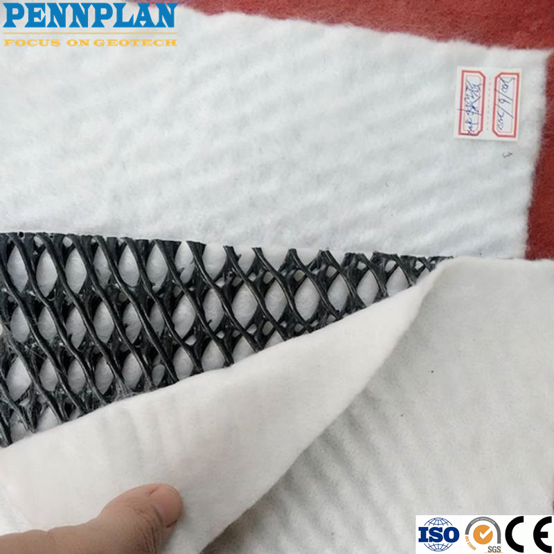 Filament Geotextile Drainage Layer 3D Geotextile Composites Drainage Net