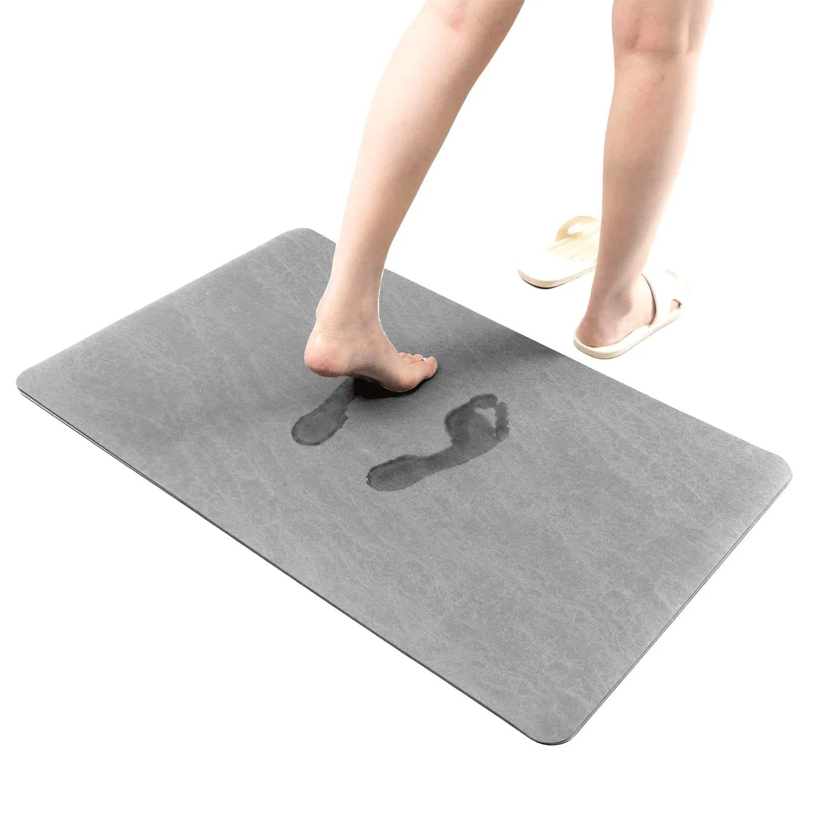 Bathroom Water Absorbent Rug Set Rubber Door Mats Diatom Mud Floor Mat Kitchen Carpet Anti Slip Diatomite Bath Mat