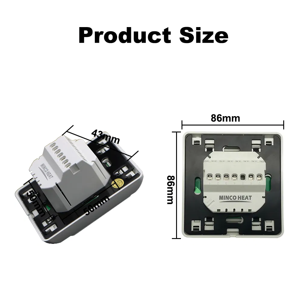 E51.716 220V Underfloor Electric Heating Thermostat