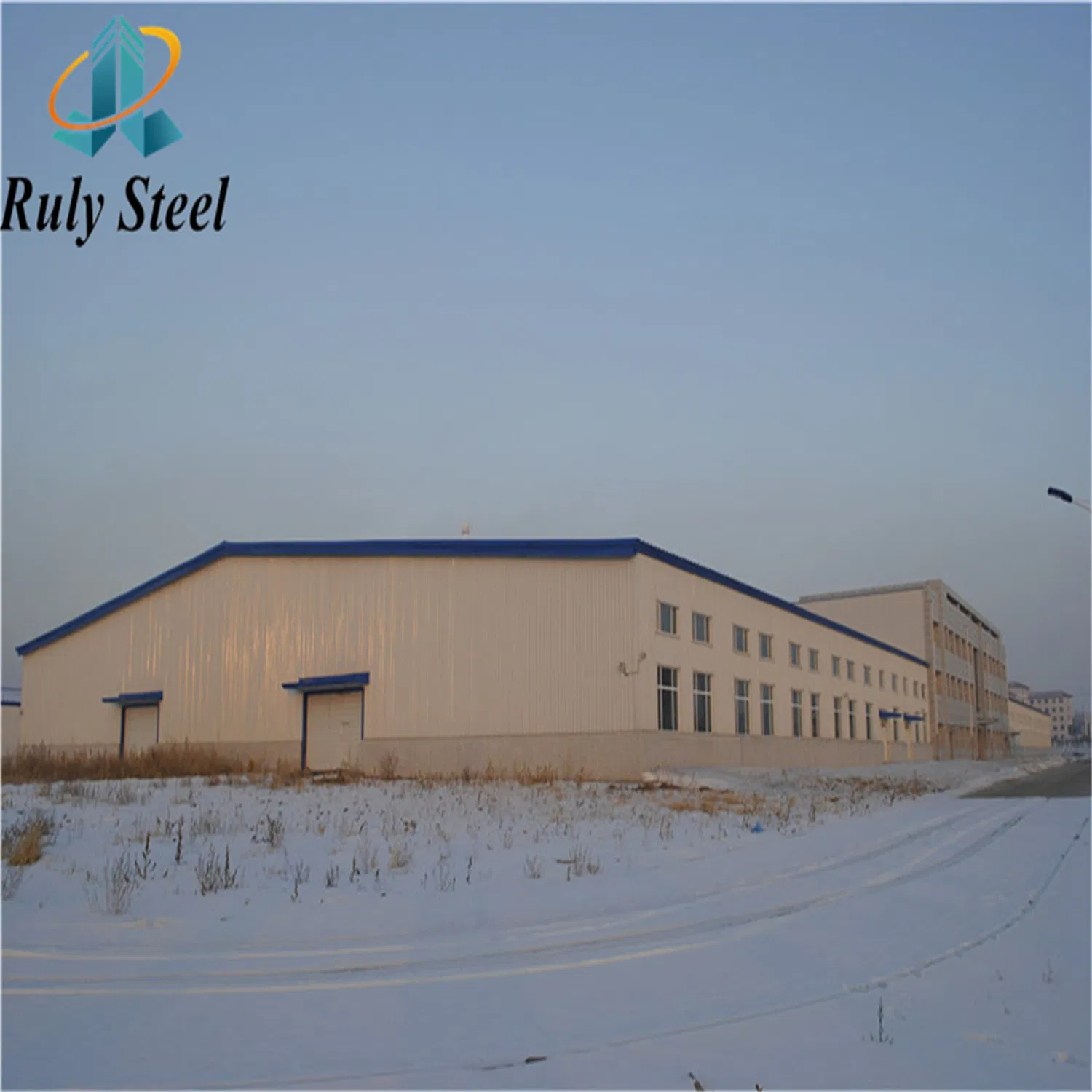 Light Steel Space Frame Warehouse Metal Structure Prefab Layout Workshop