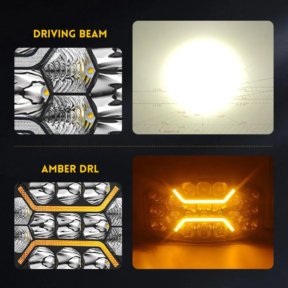 Овальный светодиодный прожектор 60W 10 дюймов для авто