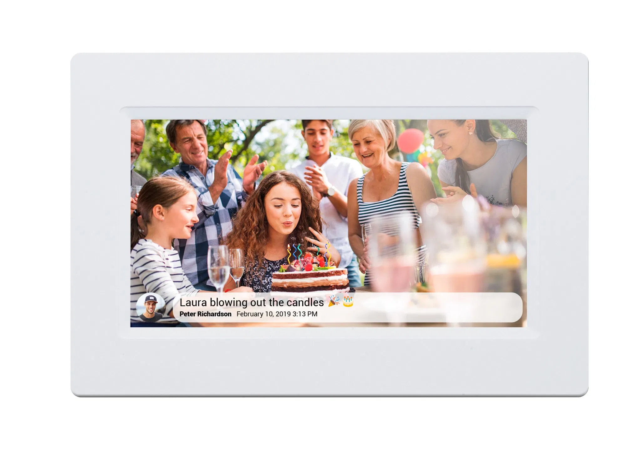 7 Inch Smart Android WiFi Cloud Digital Picture Photo Frame for Photo Sharing