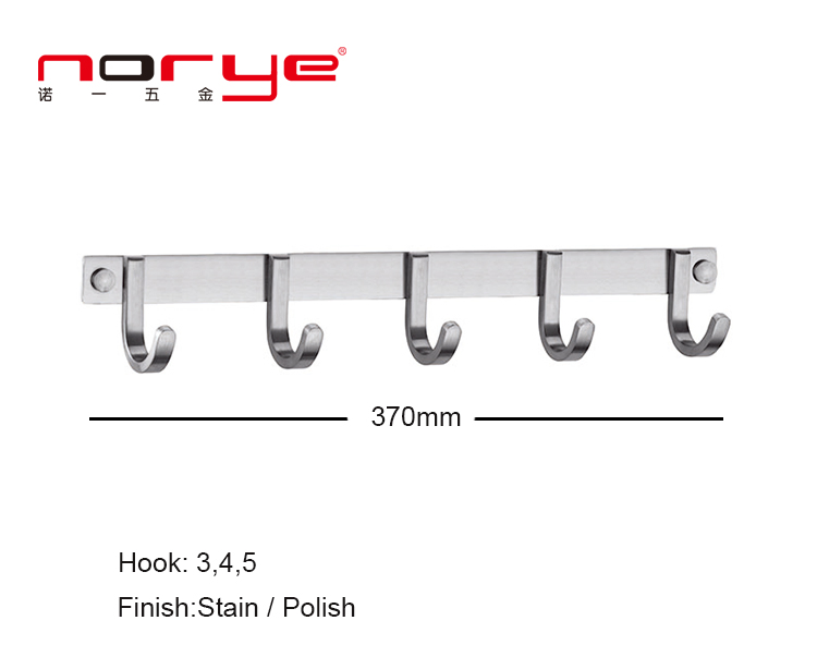 Настенный крючок для одежды и полотенец, 3 шт