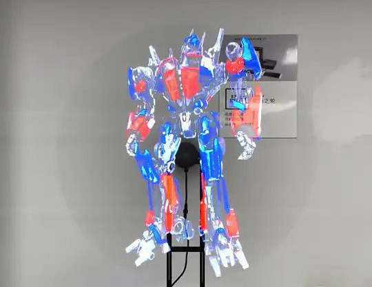 85cm 3D Hologram Fan Advertising Display with Cloud APP Control