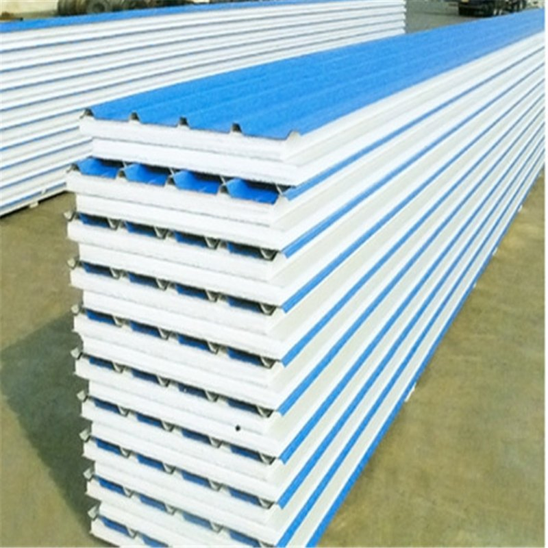 High Strength SIP Panel Waterproof Fireproof PU/PUR/PIR/EPS/Rock Wool/Polyurethane/Glasswool Sandwich Board for Steel Structure Wall/Roof/Ceiling