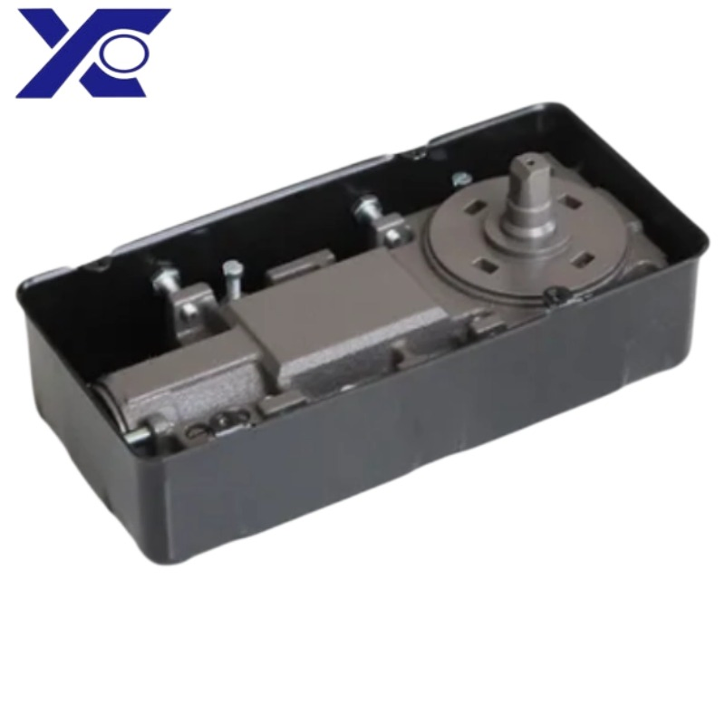 7305 Floor Spring 360 Degree Opening Glass Door Closer Double Action Italy Type Stainless Steel