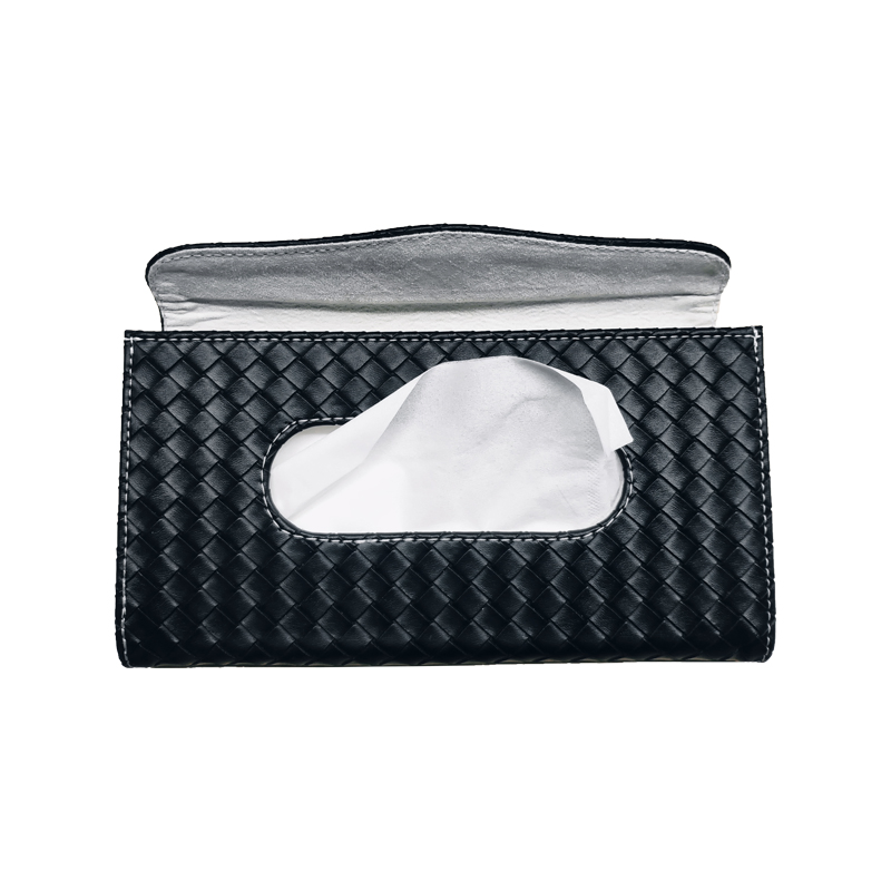 Car PU Leather New Fashion Luxury Magnetic Tissue Holder