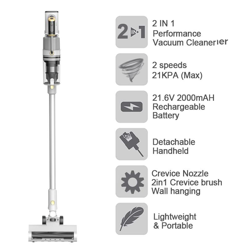 Latest Factory Home Floor Care Stick Vacuum Cleaner Battery Dry Cordless Vacuum Cleaner