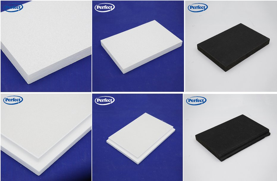 Sound Absorption Acoustic Fiberglass Ceiling Tiles Suspended Baffle Panels