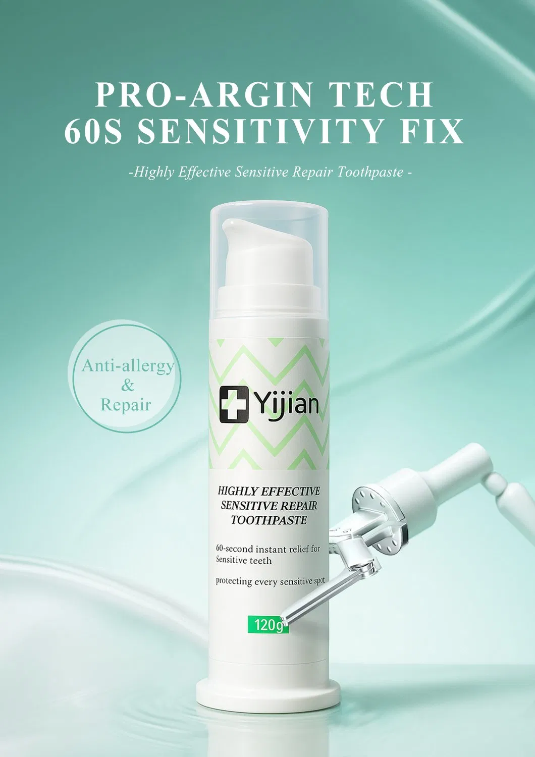 OEM ODM Highly Effective Sensitive Repair Toothpaste