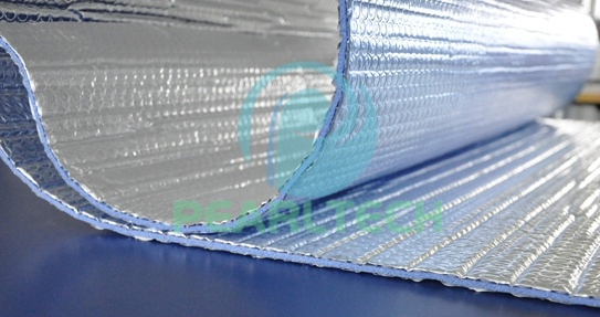 Fire Resistant Antiglare Double Aluminum Foil Bubble XPE Bubble as Roof Insulation Materials with Low Emmisivity