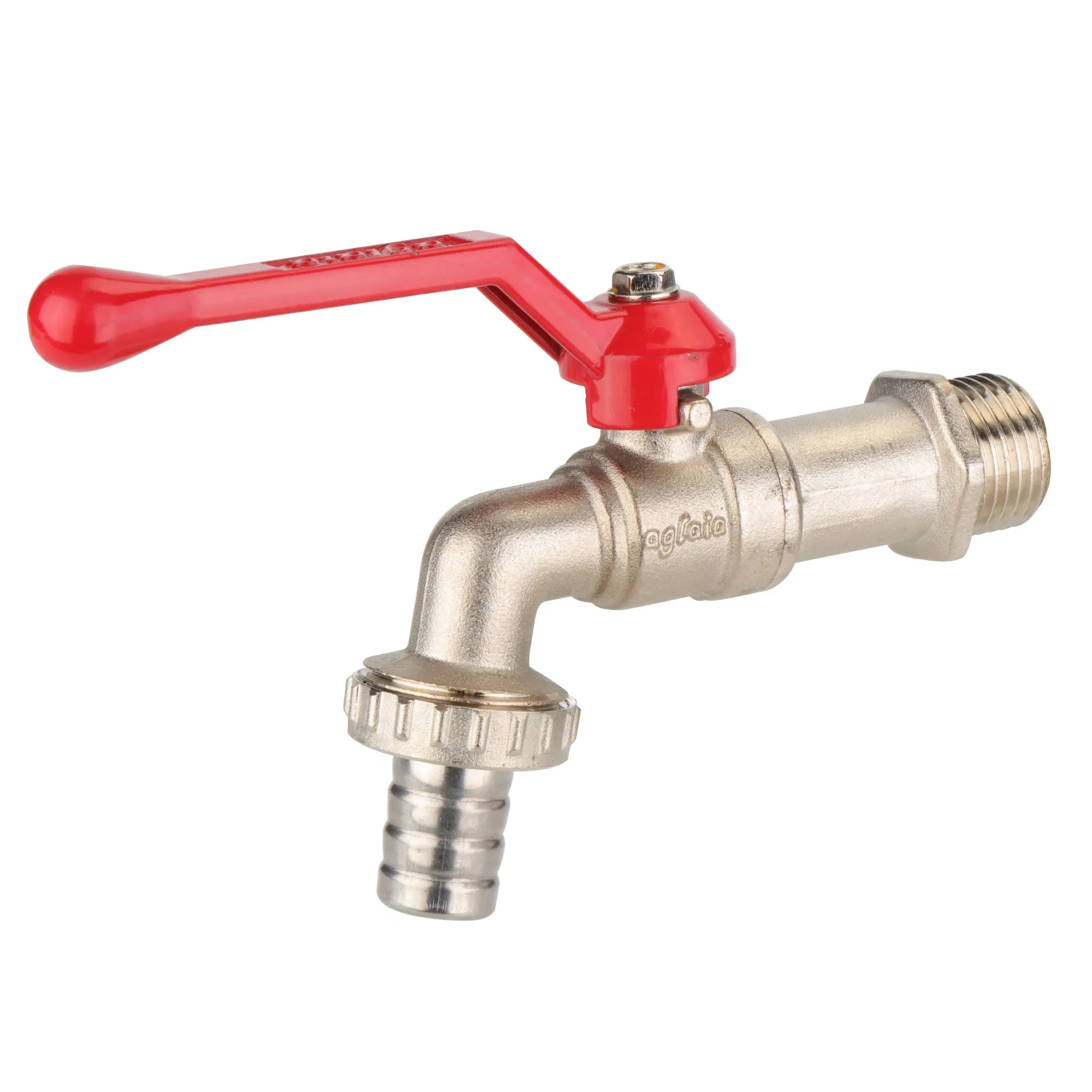 ISO9001 Certified Brass Plated Bibcock Without Outlet
