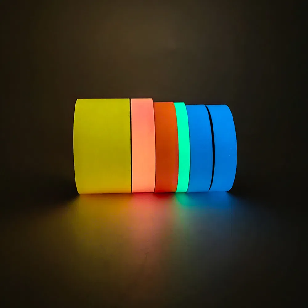 Green Glow in The Dark PVC Pet Printable Film Sheet Tape Sticker Roll Marker Stripe Sheeting Strip for Indoor