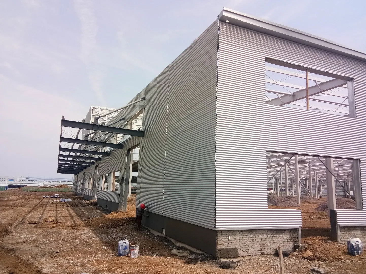 Prefabricated Construction Structural Steel Customized Shed