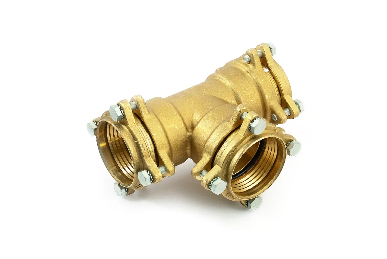 Compression Fittings with Male Nut for Polyethylene Pipe