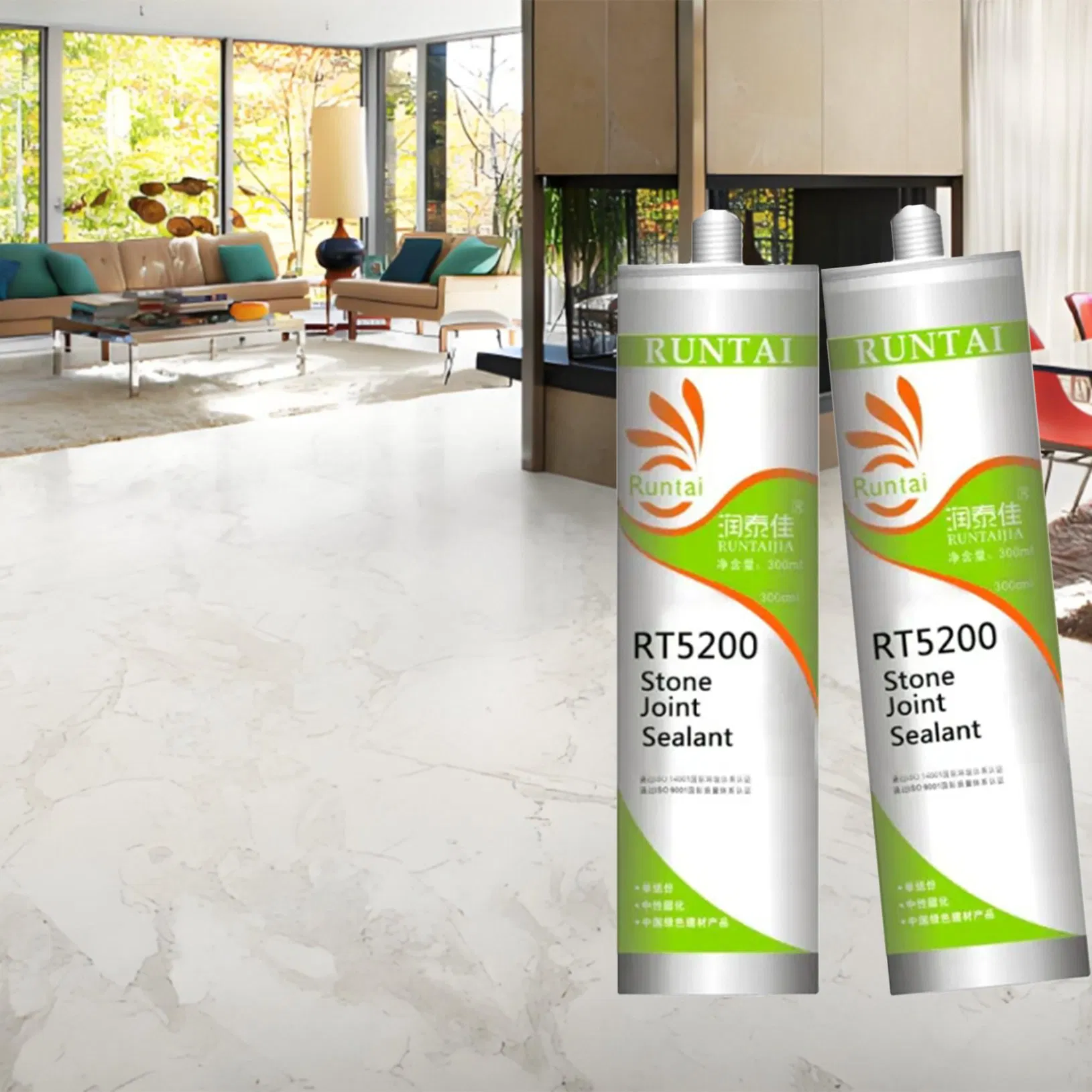 Runtai Premium Weather-Resistant Silicone Sealant for Stone Walls