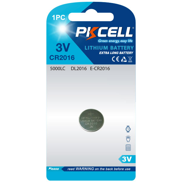 Литиевая батарейка CR2016 3V для ключей авто