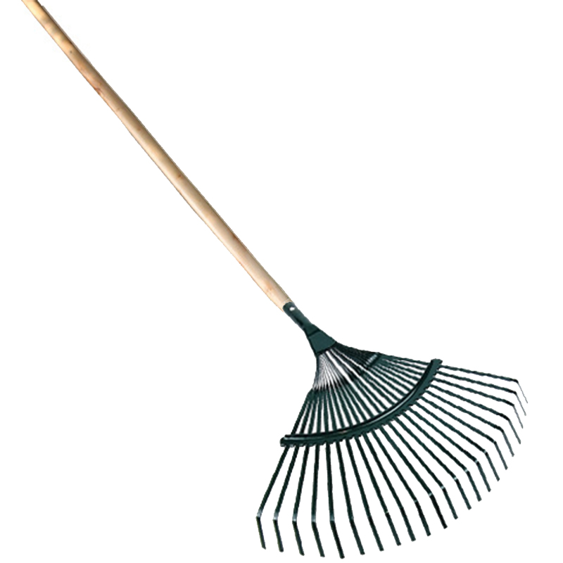Hautine R114 Lawn Rake with Wood Handle