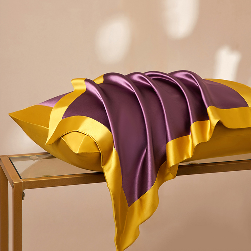 Colorful 100% Mulberry Silk Satin Pillowcase